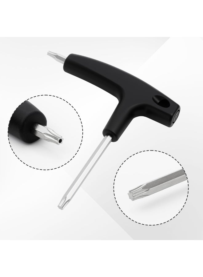 Dual Head Golf Torque Wrench, T20 & T25 Stainless Steel Adjustment Tool for Golf Club Driver Shaft Adapter and Weights - Image 3