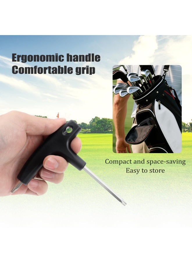 Dual Head Golf Torque Wrench, T20 & T25 Stainless Steel Adjustment Tool for Golf Club Driver Shaft Adapter and Weights - Image 5