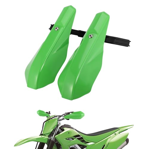 SOOMJ AnXin Motorcycle Handguards 78 and 1 18 Hand Guard Handlebar Protection Universal for KLX 110 140 KX 65 85 80 112 125 KX100 Dirt Pit Bike ATV Green - Image 1