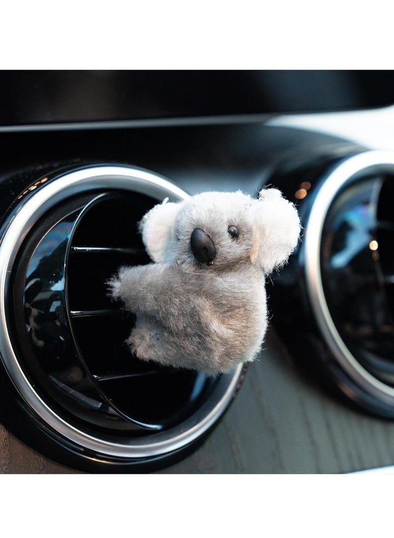 1pc Funny Koala Hugging Tree Car Interior Rear Mirror Hanging Accessories Decorations (Grey) - Image 5