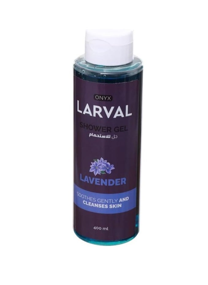 LARVAL - Lavender - Shower Gel - 400ml - Image 1