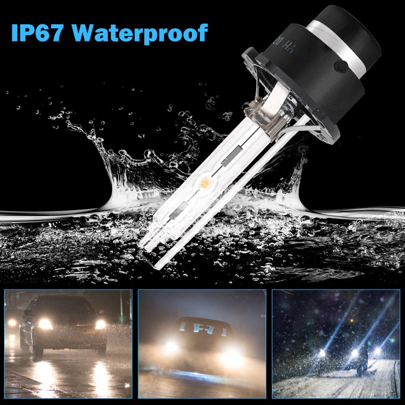 Yikesai W3T19371 Xenon HID Headlight Ballast with Igniter & D2S Bulb Replacement for Acura TL TSX ILX ZDX RDX Honda Odyssey Mazda 3 5 CX-9 Mitsubishi Outlander Lancer - Replaces W3T15671 W3T16271 - Image 2