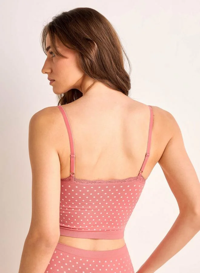 سبلاش فيڤ Intimates Camisole Polka Dot Print