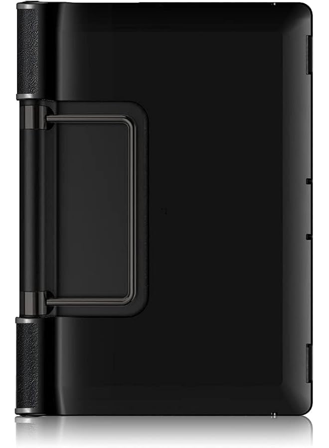 إيروريكس متوافق مع جهاز Yoga Tab 13 إصدار 2021، طراز Yt-K606F، غطاء رفيع من الجلد الفاخر مع حامل واقٍ، غطاء مقاوم للصدمات، أسود - Image 2