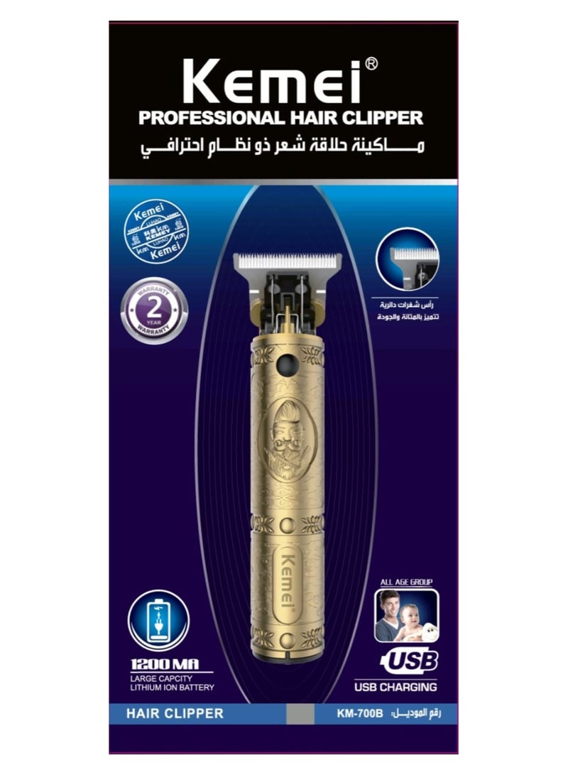 Kemei KM-700B Professional Rechargeable Hair Clipper (Saudi Version) - Image 2