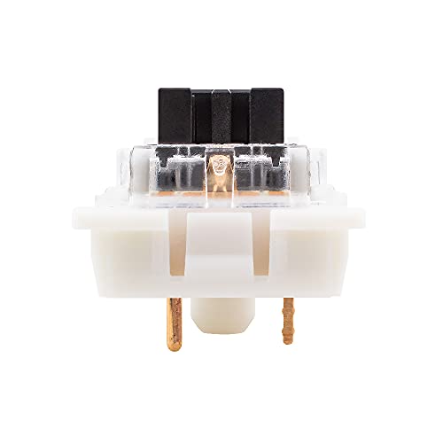 GranVela OUTEMU Medium-Low Profile Black Switches, 3 Pin 1.6mm Travel Distance Thiner Heavy Linear Key switches - 20 Pack - Cherry MX Compatible DIY Replaceable Switches for Mechanical Keyboard - Image 2