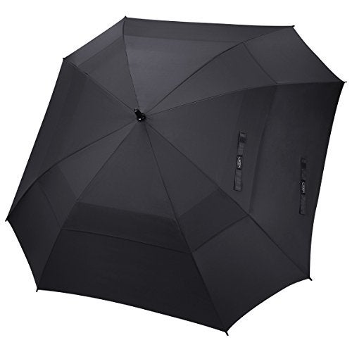 G4Free Extra Large Golf Umbrella 62 inch Square Vented Windproof Auto Open Double Canopy Oversized Stick Umbrella - Image 1