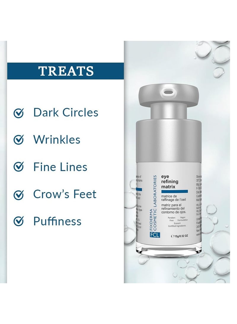 FIXDERMA COSMETIC LABORATORIES - FCL Eye Refining Matrix for Dark Circles Under Eye Cream 15gms - Image 1