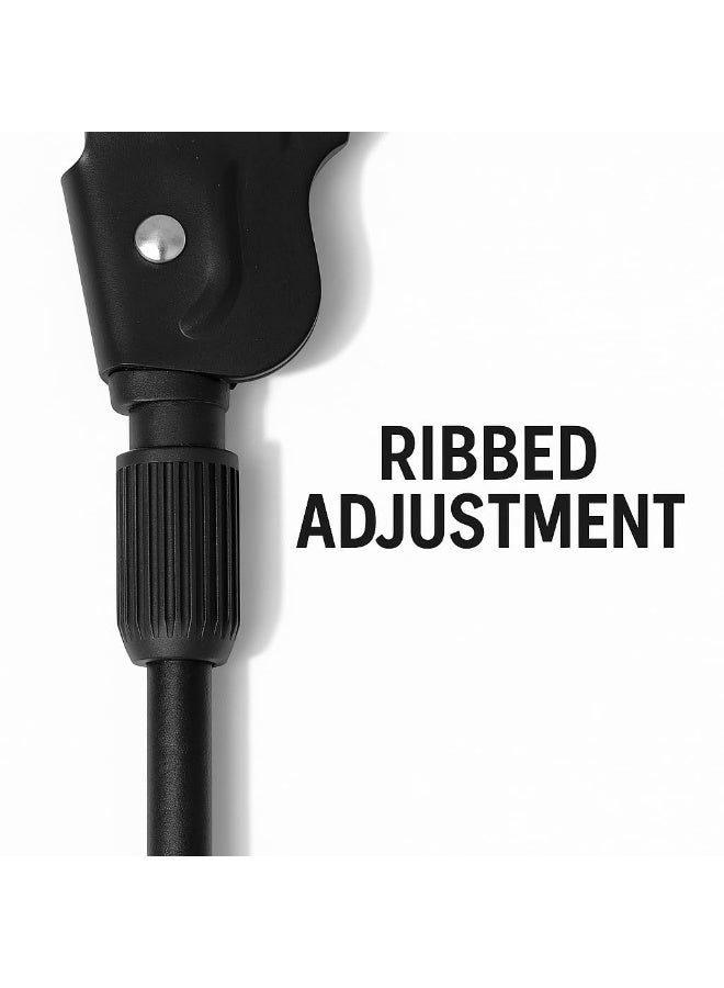 Fukukawa Adjustable Bicycle Kickstand 33 cm Heavy-Duty Steel Side Stand for 24-29 Inch Bikes Non-Slip Rubber Foot Rust-Resistant Easy Install - Image 3