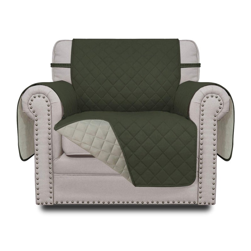 Easy-Going EasyGoing Chair Sofa Slipcover Reversible Sofa Cover Water Resistant Couch Cover Furniture Protector Cover with Elastic Straps for Pets Kids Children Dog Cat Chair NavyNavy