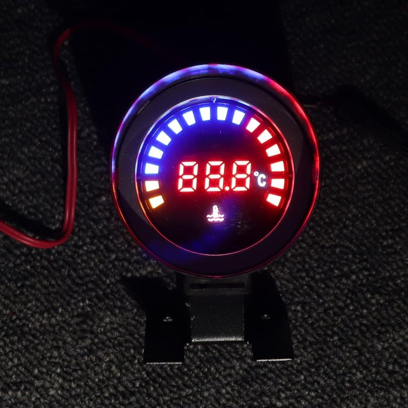 DriSentri 2 Inch Round LED Water Temperature Gauge - Image 5