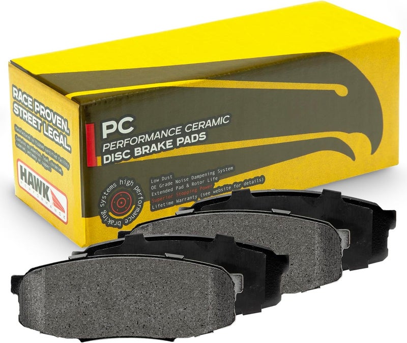HAWK PERFORMANCE HB590Z.682 Performance Ceramic Street Brake Pads - Image 1