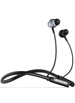 ProBass Curve Neckband in-Ear Wireless Earphones with Latest Bluetooth 5.0 Without Vibration, IPX5 Sweatproof Headphones with Long Battery Life & Flexible Headset with in-Built Mic (Black)