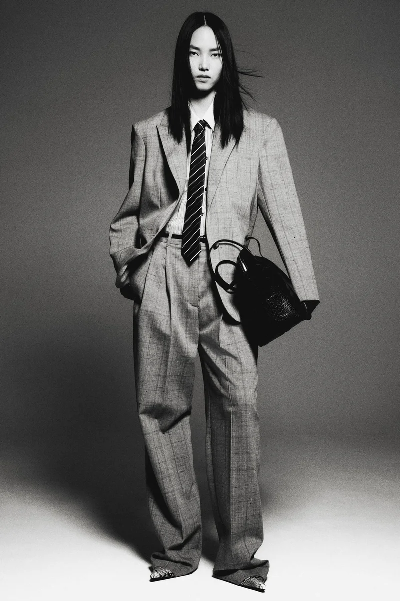 H&M Tailored wool-blend trousers