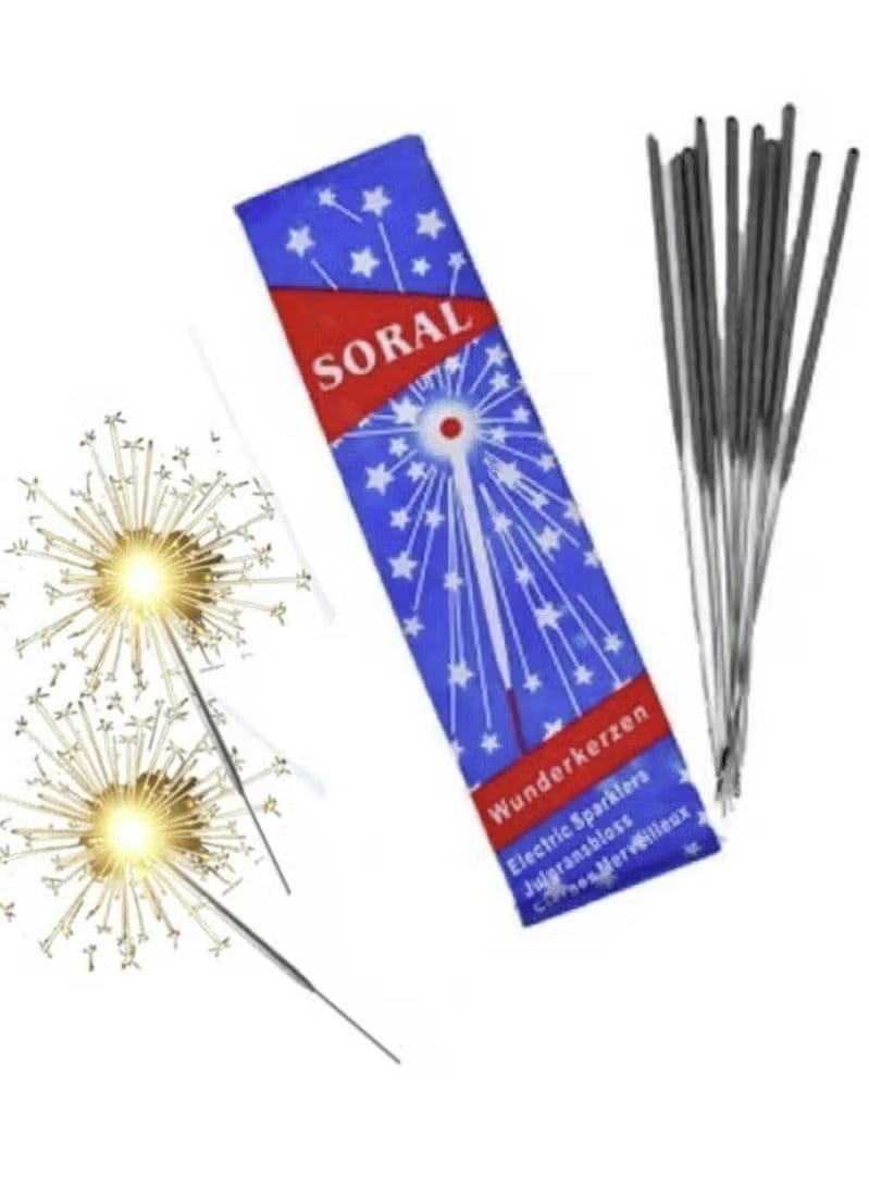 SORAL Sparkling Candles 10 Pc
