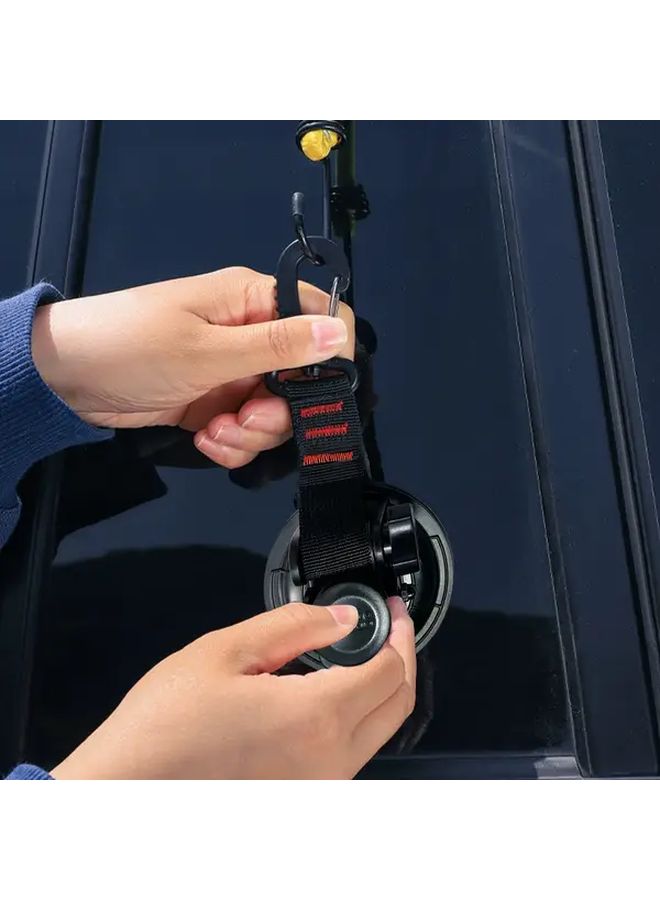 Large Suction Cup Hook 360 Rotating Heavy Duty Auto Car Mount With 5 Adjustable Straps - Image 3