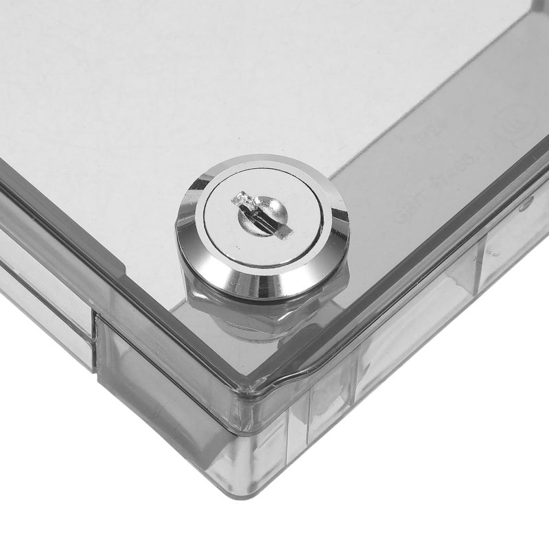 Large Lockable Thermostat Cover Box with Key Fits AC Panel 3.5x3.56 Inches or Smaller - Image 4