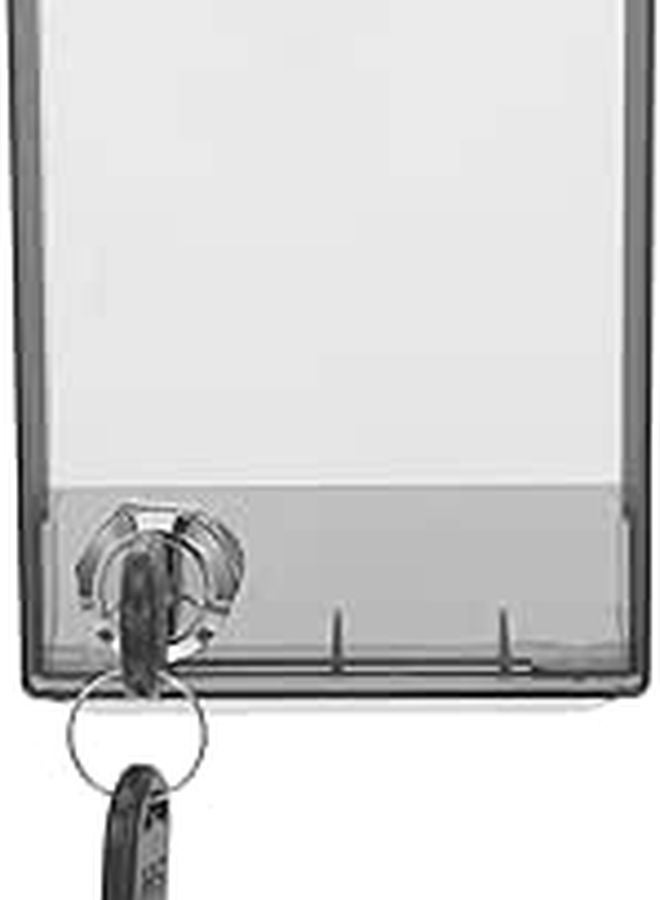 Large Lockable Thermostat Cover Box with Key Fits AC Panel 3.5x3.56 Inches or Smaller - Image 1
