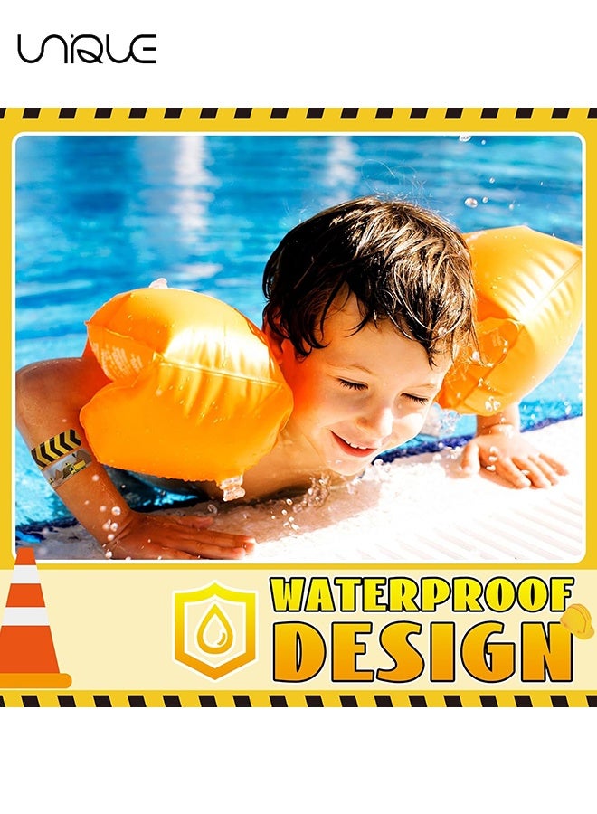 Unique 100 Pcs Kids Bandages - Waterproof Breathable Stickers - Construction Truck Pattern Band-Aids - 10 Styles Children's Adhesive Flexible Colorful Cute Cartoon Bandages - for Kids Girl Boy Children Toddler - Image 5