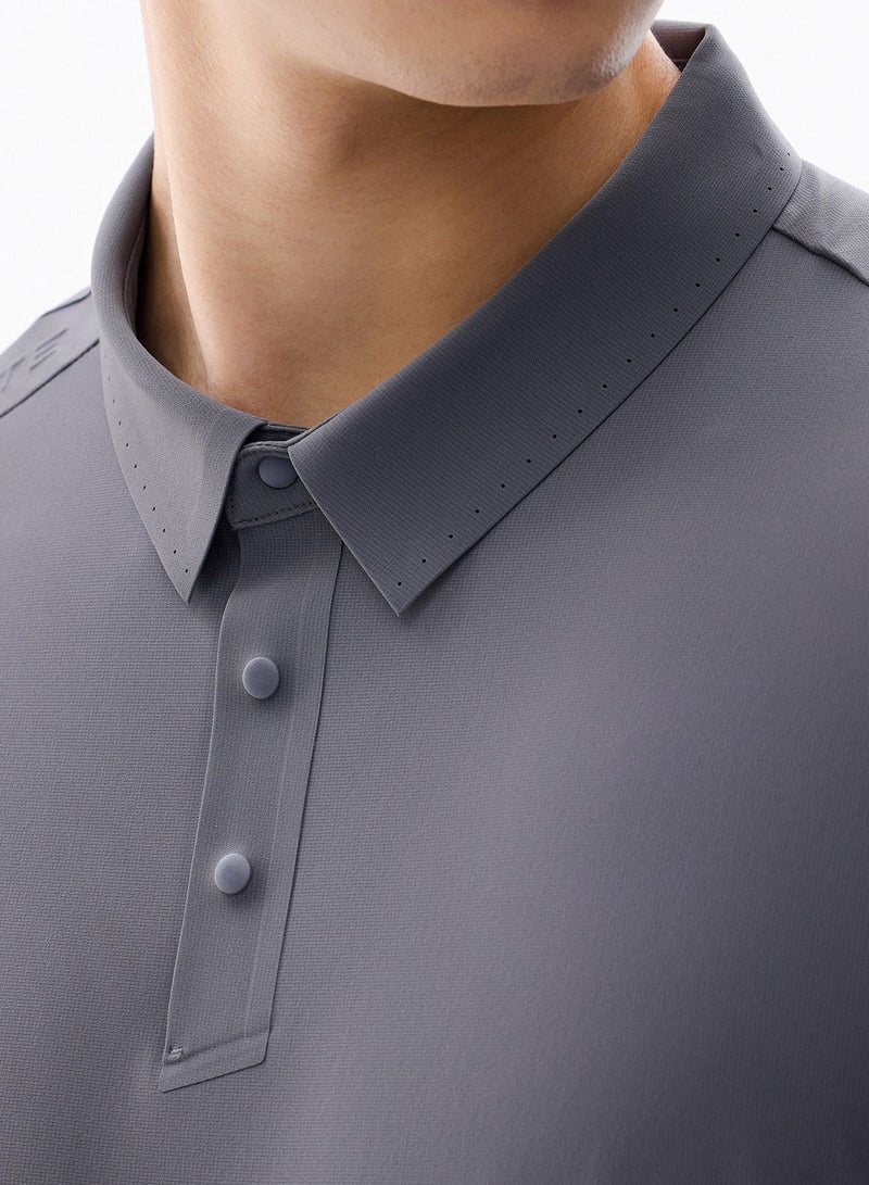 انتا قميص بولو ضيق بأكمام قصيرة للتدريب والتنقل - Image 3