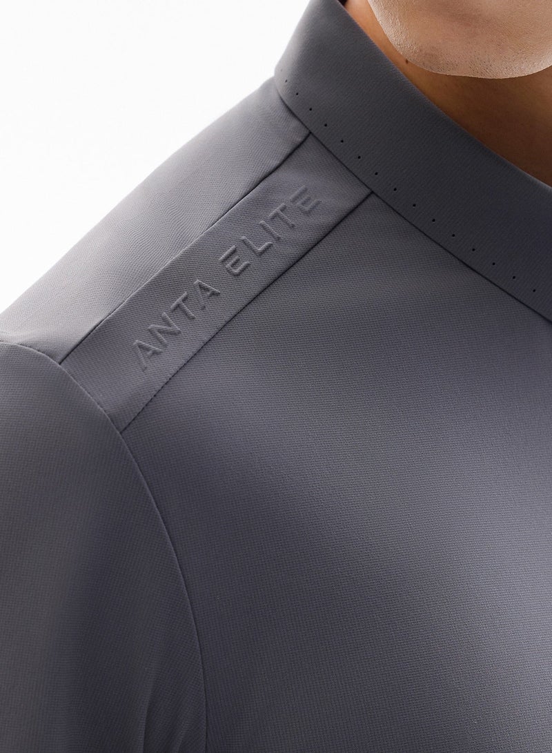 انتا قميص بولو ضيق بأكمام قصيرة للتدريب والتنقل - Image 4