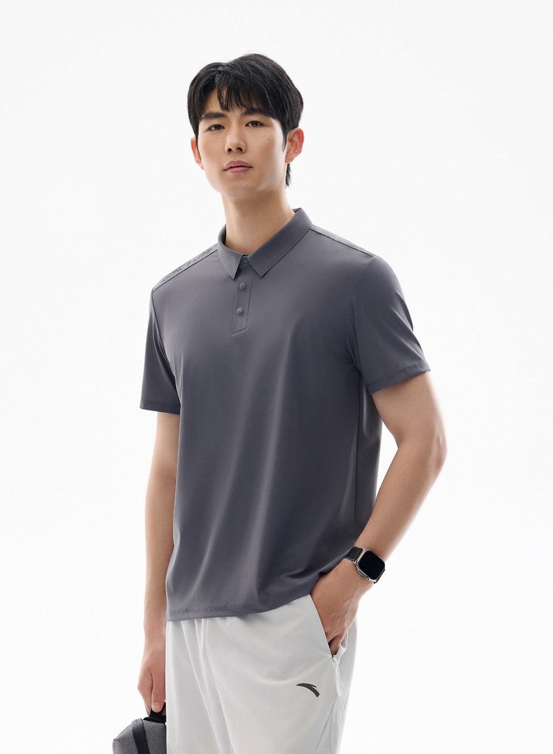 انتا قميص بولو ضيق بأكمام قصيرة للتدريب والتنقل - Image 1