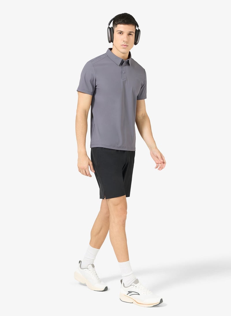 انتا قميص بولو ضيق بأكمام قصيرة للتدريب والتنقل - Image 4