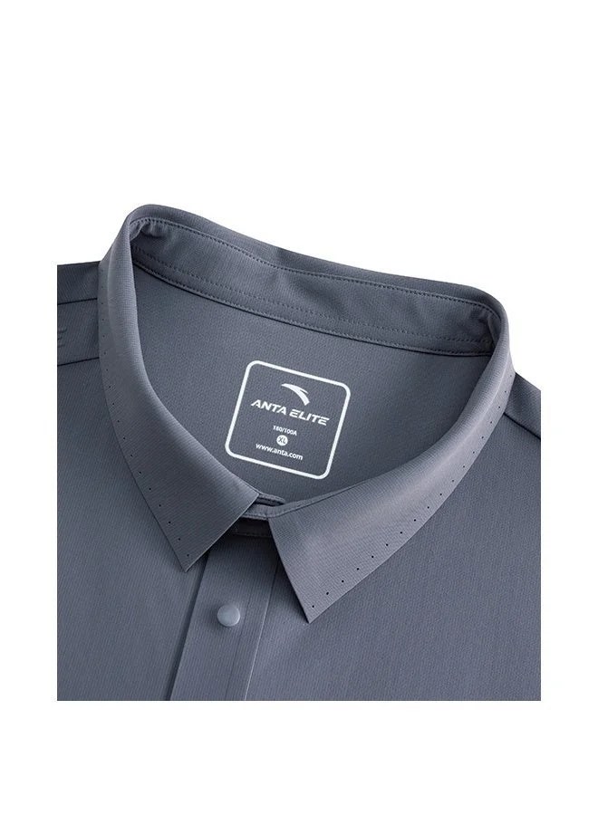 Anta  A-Chill Touch Polo | IceSilk Smart Performance Shirt/A·Chill Touch Cooling Tech · 3D Precision Fit · All-Weather Versatility for Men | Best Price UAE