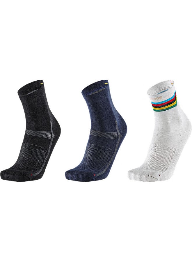 Alpint Mountain Professional Mid-Calf Cycling Socks For Men, Sports Socks, Hiking Socks, Running Socks, Basketball Socks, Breathable - Image 2