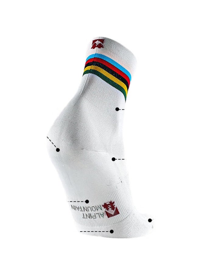 Alpint Mountain Professional Mid-Calf Cycling Socks For Men, Sports Socks, Hiking Socks, Running Socks, Basketball Socks, Breathable - Image 1