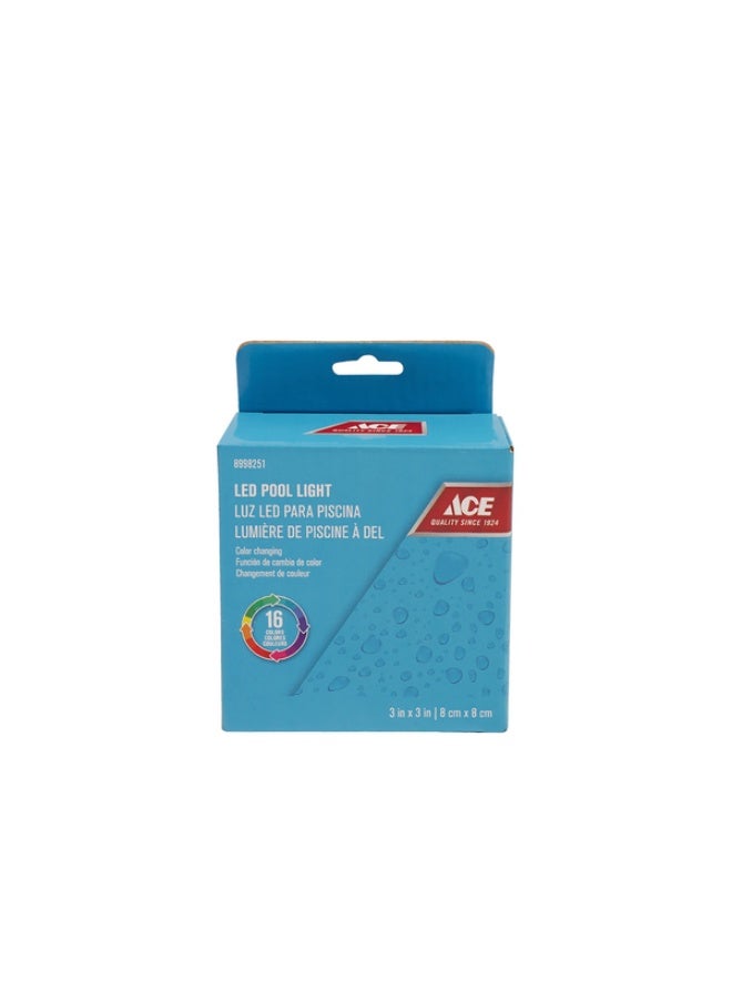 ACE Ace LED Color Changing Pool Light Multicolor 3 x 3inch 8998251 - Image 2