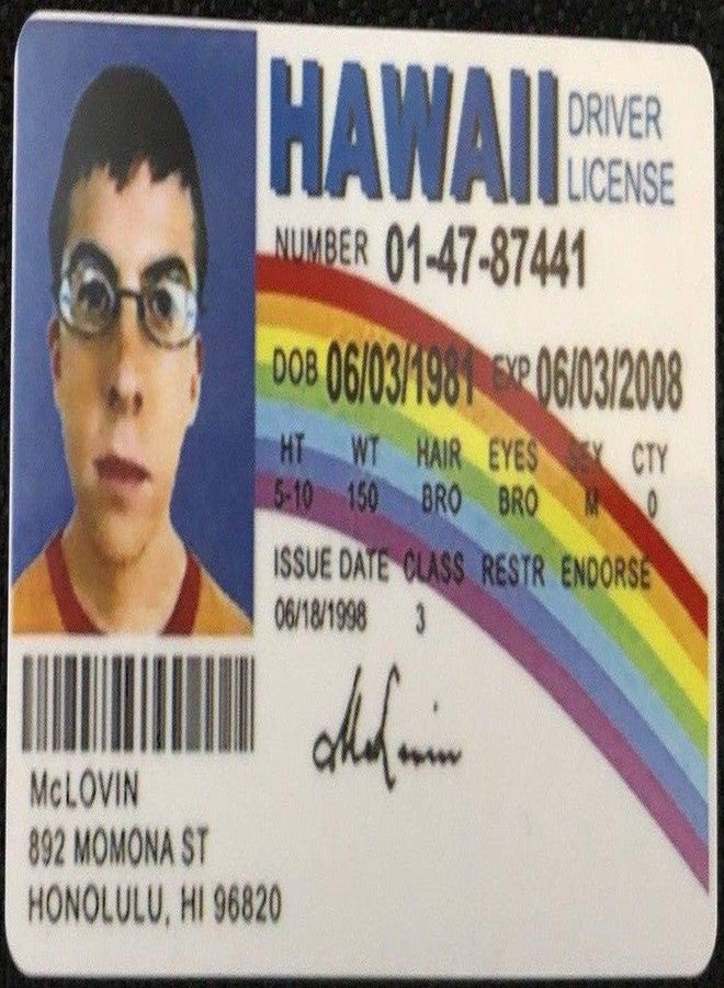 Signs 4 Fun NMLID McLovin ID Driver's License - Image 1