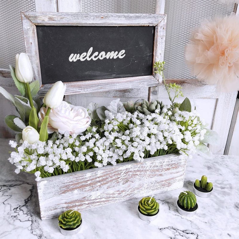 Generic Plastic Artificial Flowers For Decoration, Baby Breaths, Gypsophila Flowers For Home Decoration Bouquets Flowers Sticks For Gifting, Diy Craft, Without Vase, White, Pack Of 3 Piece  - Image 4