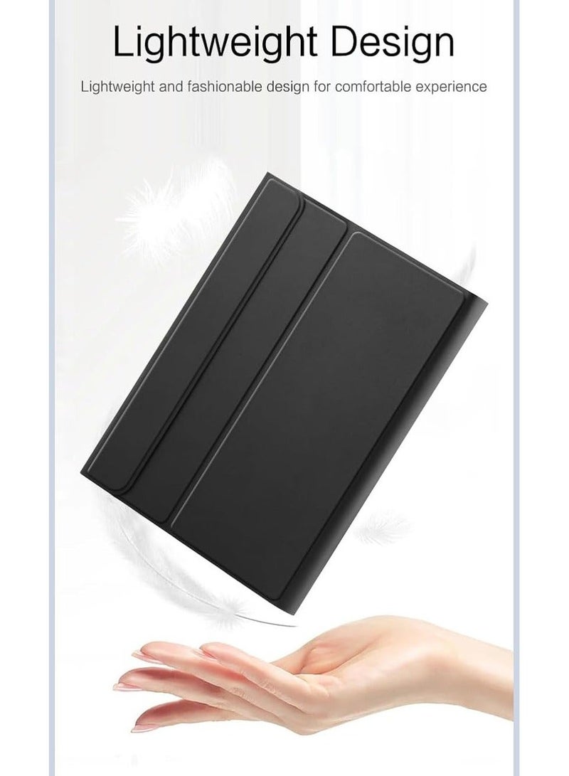 English Keyboard Is Compatible with The Samsung Galaxy Tab S9 Ultra Case - Detachable Slim Leather Stand S Pen Holder - Image 4