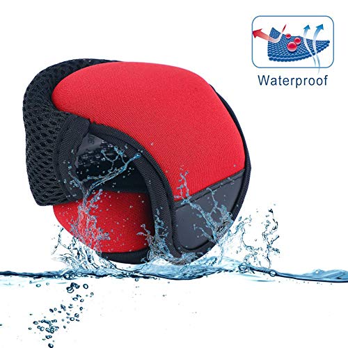 ZERONE غطاء بكاست لكرات الصيد، مواد نايلون ونيوبرين مرنة واقية من الصيد (أحمر) - Image 3