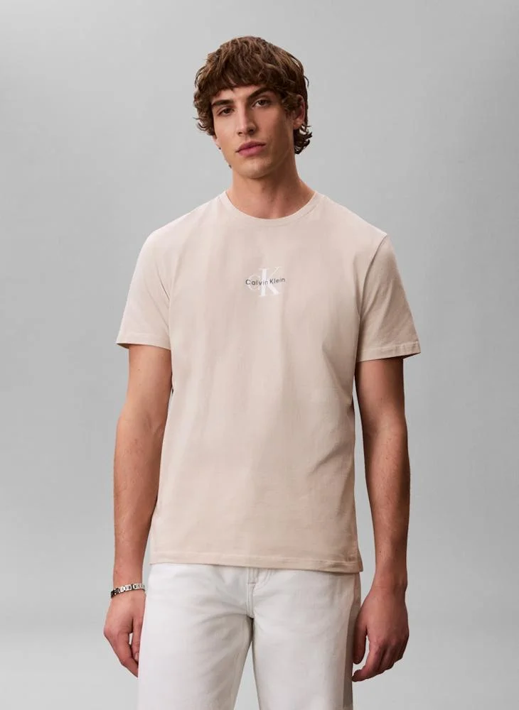 Calvin Klein Jeans  Monogram Logo T-shirt for Men | Best Price UAE
