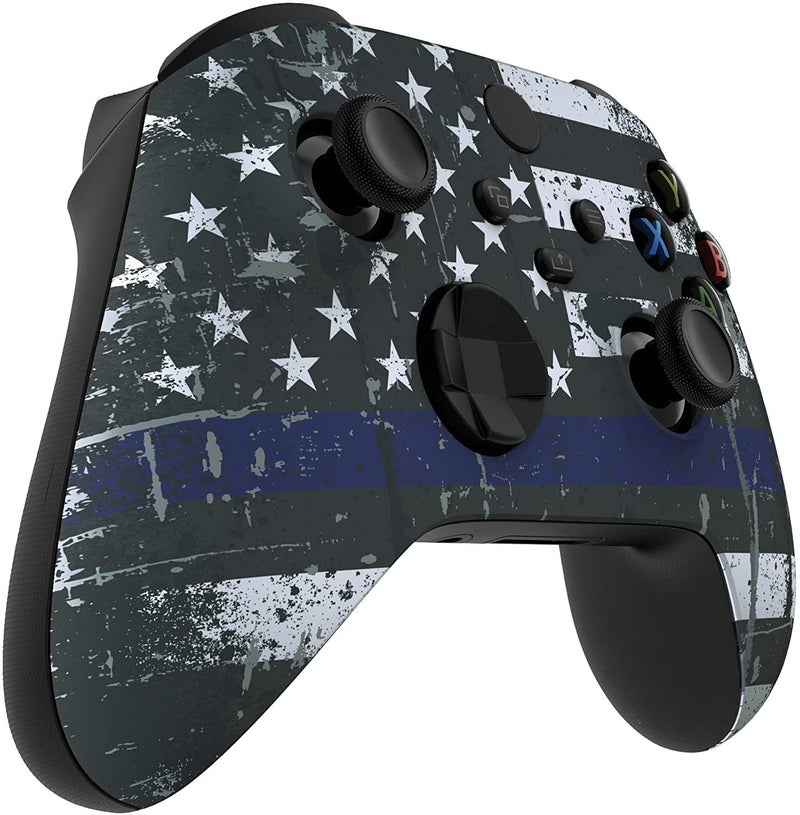 Custom Controllerzz Wireless Controller for Microsoft Xbox Series X/S & Xbox One - Custom Soft Touch Feel - Custom Xbox Series X/S Controller (X/S Blue Line) - Image 2