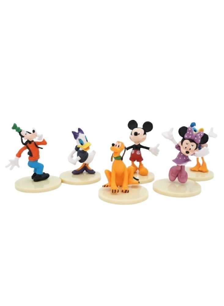 Premium Minnie Mouse Cartoon Figure Playset with Mickey Donald Daisy and Accessories for Kids - Image 1