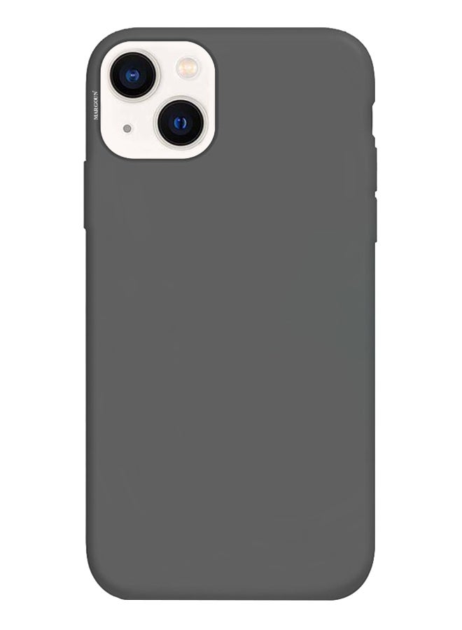 Silicone Case Cover for iPhone 13 6.1 inch Dark Grey - Image 2