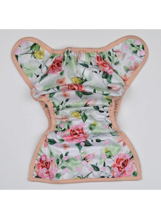 Sigzagor Baby Diaper Cover Nappy One Size 8lbs to 36lbs (Pink Flowers) - Image 2