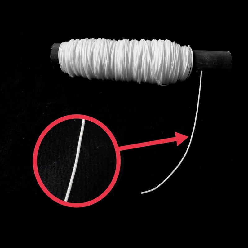 Polyester cord for Roman Blinds and Honeycomb Blinds, Multipurpose use for Crafting,Home Decor,DIY Projects, Repair and Renovation,etc. (Thickness 0.9mm) with FREE - 50 Roman Blinds rings. (50 meters)  - Image 4