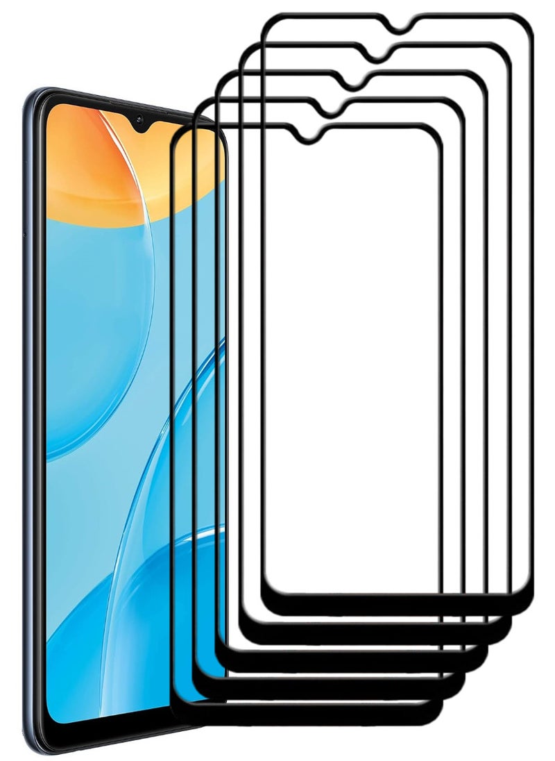 ACLIX 5 Pieces Antistatic ESD Dustproof Premium Quality High Definition Tempered Glass Screen Protector Designed For Oppo A15 - Image 1