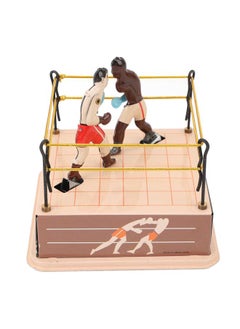 NIBEMINENT Clockwork Boxing Toy Nostalgic Theme Ring Tin Decorative Vintage Collection  - Image 2