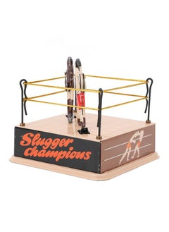 NIBEMINENT Clockwork Boxing Toy Nostalgic Theme Ring Tin Decorative Vintage Collection  - Image 3