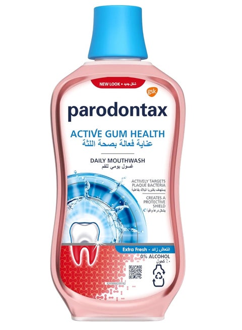 Active Gum Health Daily Mouthwash Extra Fresh 500ml