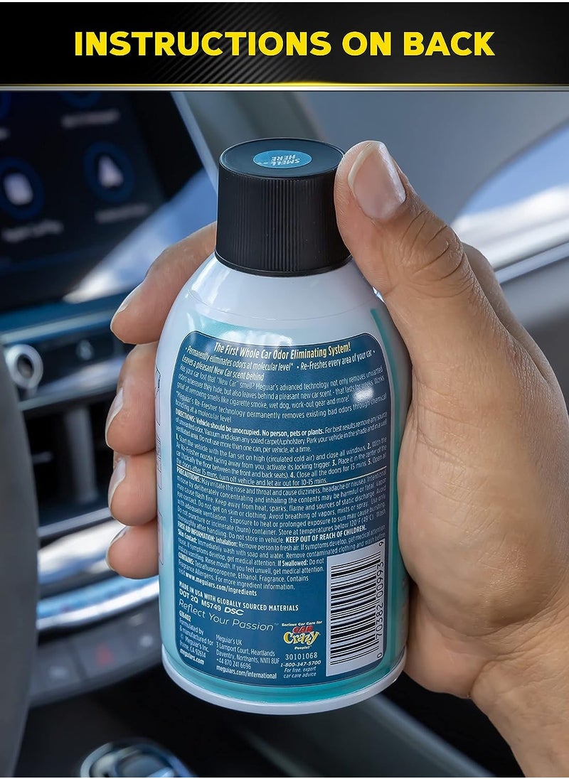 Meguiars - Car Air Refresher New Car Scent  with odor eliminator - Image 1
