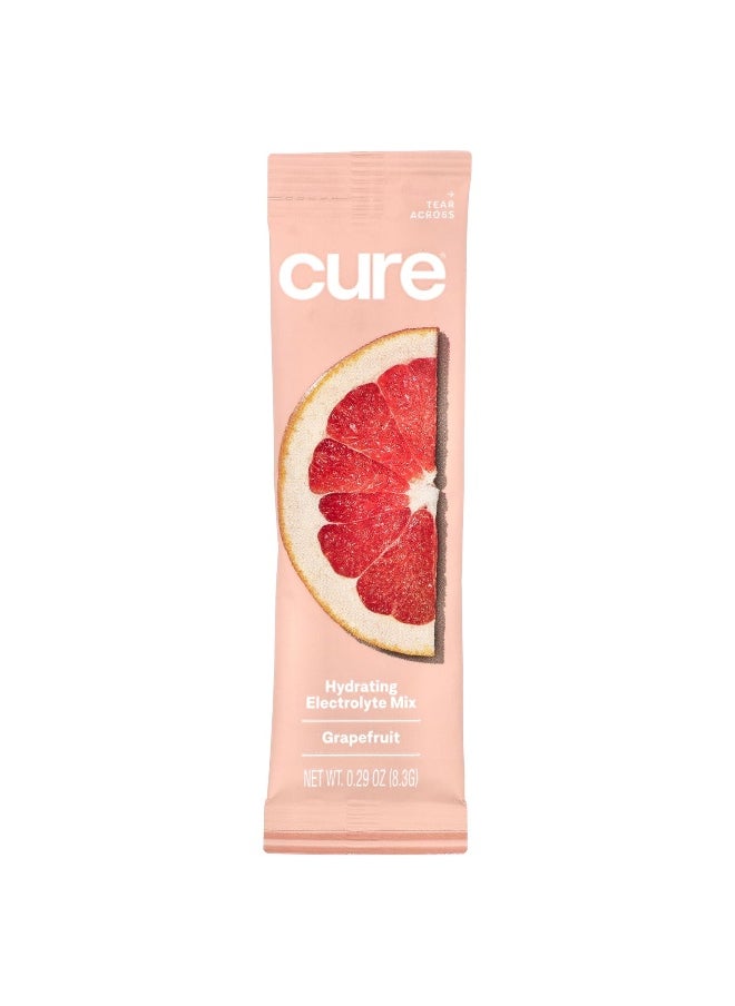 Cure Hydration Cure Hydration, Hydrating Electrolyte Mix, Grapefruit, 14 Packets, 0.29 oz (8.3 g) Each  - Image 3