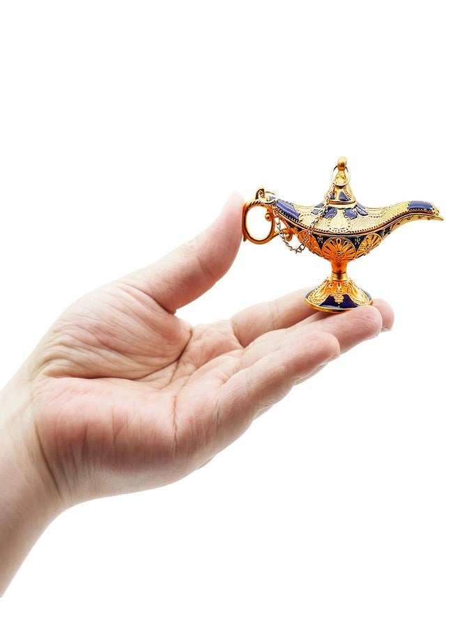 Hsiwto Pack of 12 Aladdin Magic Genie Lamps - Classic Vintage Magic Genie Light Costume Lamp for Home Wedding Table Decoration, Tiny Size, Blue - Image 3