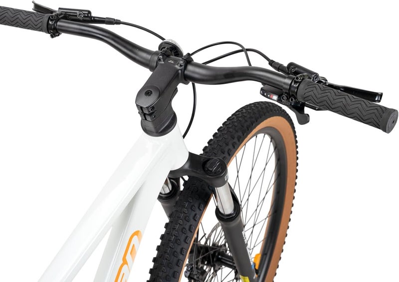 Spartan Ridgeline 29-Inch Mountain Bike | 29-Inch Wheel Size | Lightweight Alloy Frame | SR Suntour XCT30 Suspension | Shimano Cues 9 Speed |  Hydraulic Disc Brakes CST Tires Trail Adventure Bicycle | Sterling Silver - Image 3