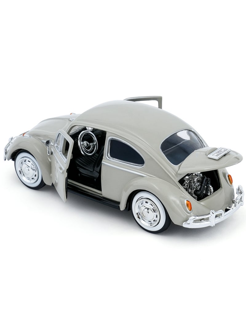 MOTORMAX 1964 Volkswagen Beetle Die-Cast Model Car 1:24 Scale – Officially Licensed Classic Collectible with Opening Doors & Detailed Interior - Image 4
